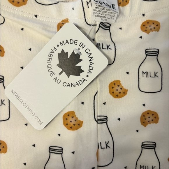 🆕 Kewe Collective Milk & Cooke Print Leggings - Picture 4 of 4